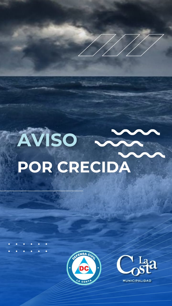 AVISO POR CRECIDA NRO. 3 DE LA COSTA ATLÁNTICA BONAERENSE