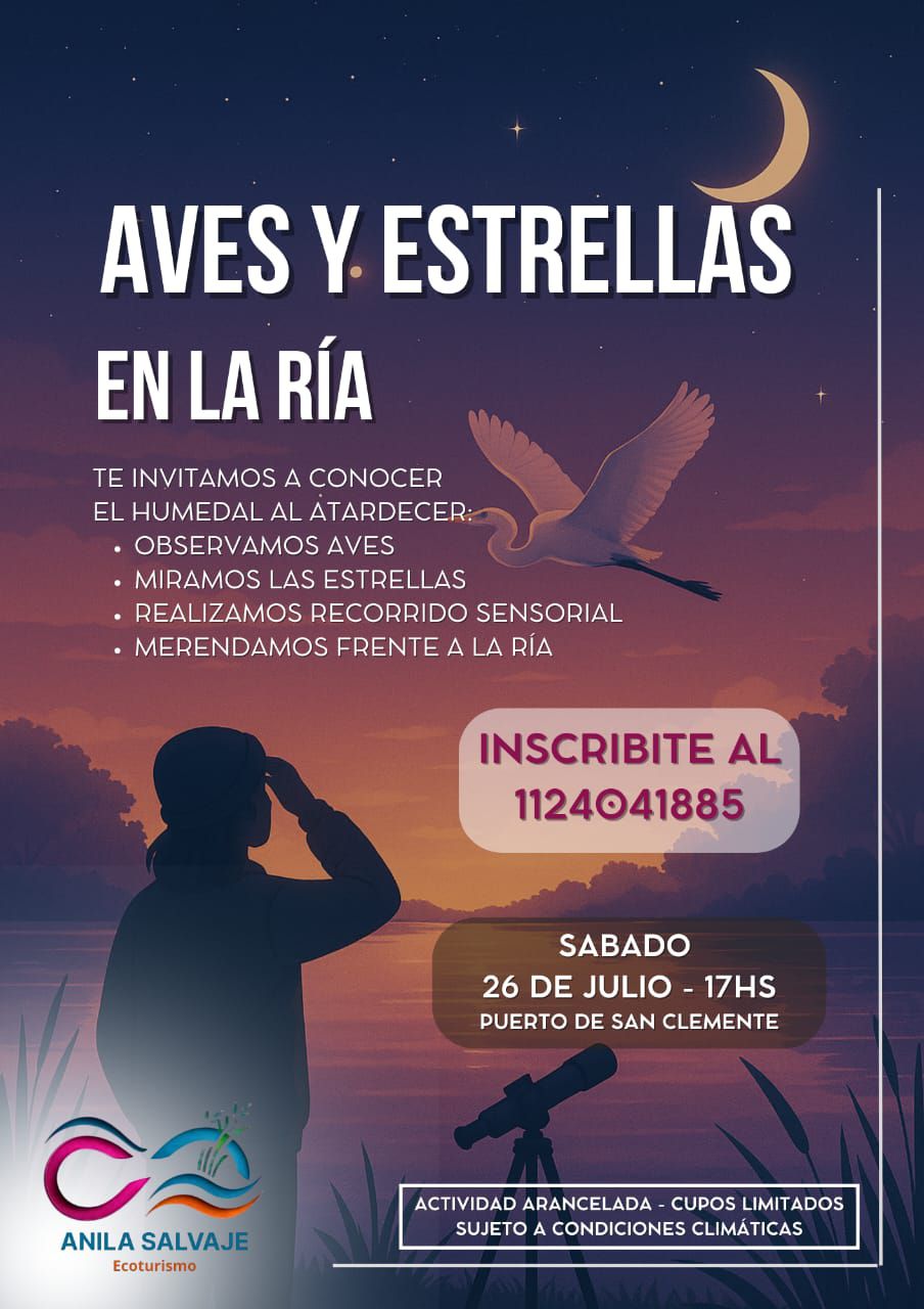 UNA EXPERIENCIA MÁGICA ENTRE AVES Y ESTRELLAS EN SAN CLEMENTE