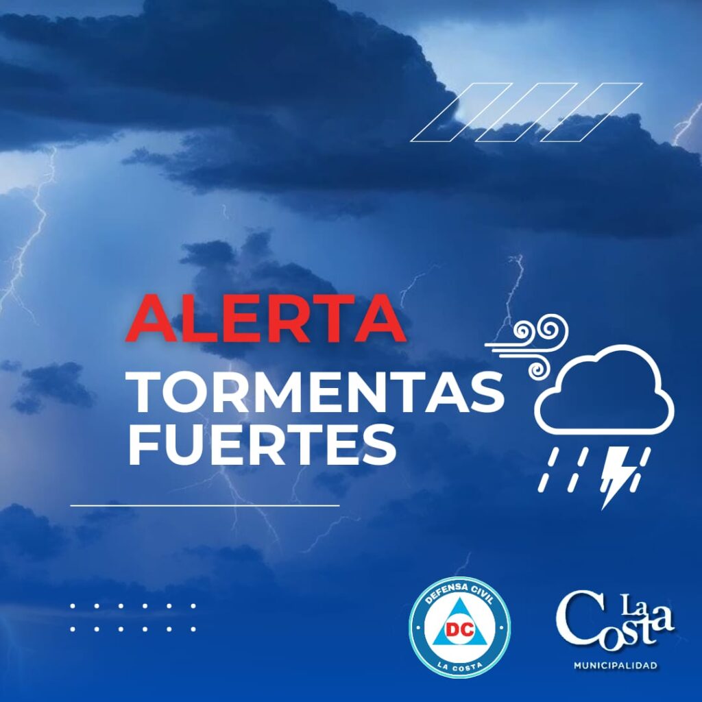 ALERTA METEOROLÓGICO POR TORMENTAS