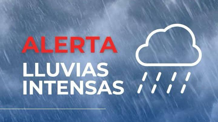 ALERTA METEOROLÓGICO POR LLUVIAS
