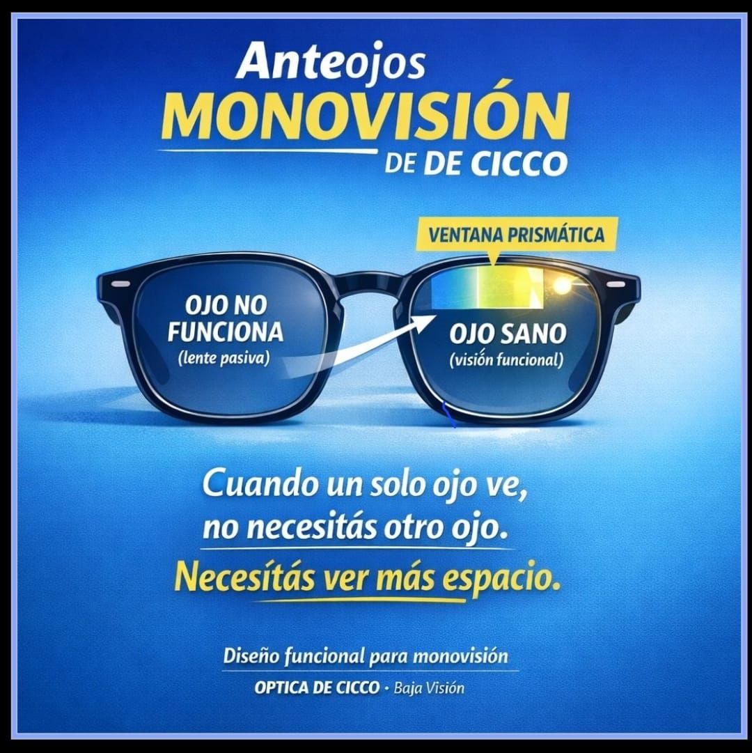 SERGIO DE CICCO PRESENTA SUS INNOVADORES ANTEOJOS MONOVISIÓN DE CICCO
