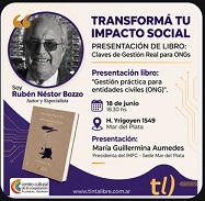 LIC. RUBEN BOZZO Y SU EXPERIENCIA PLASMADA EN UN LIBRO: CÓMO GESTIONAR LAS ENTIDADES SOCIALES post thumbnail image