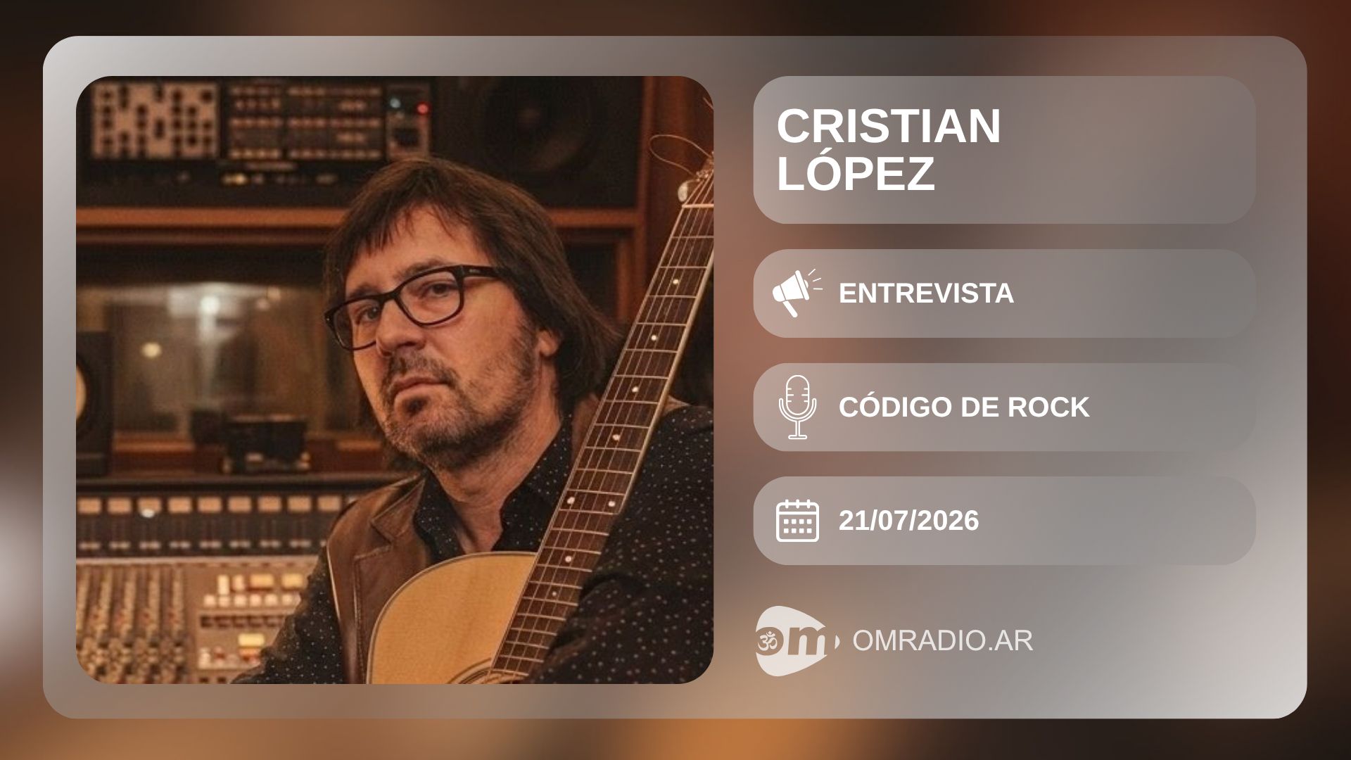 CRISTIAN LÓPEZ EN CÓDIGO DE ROCK