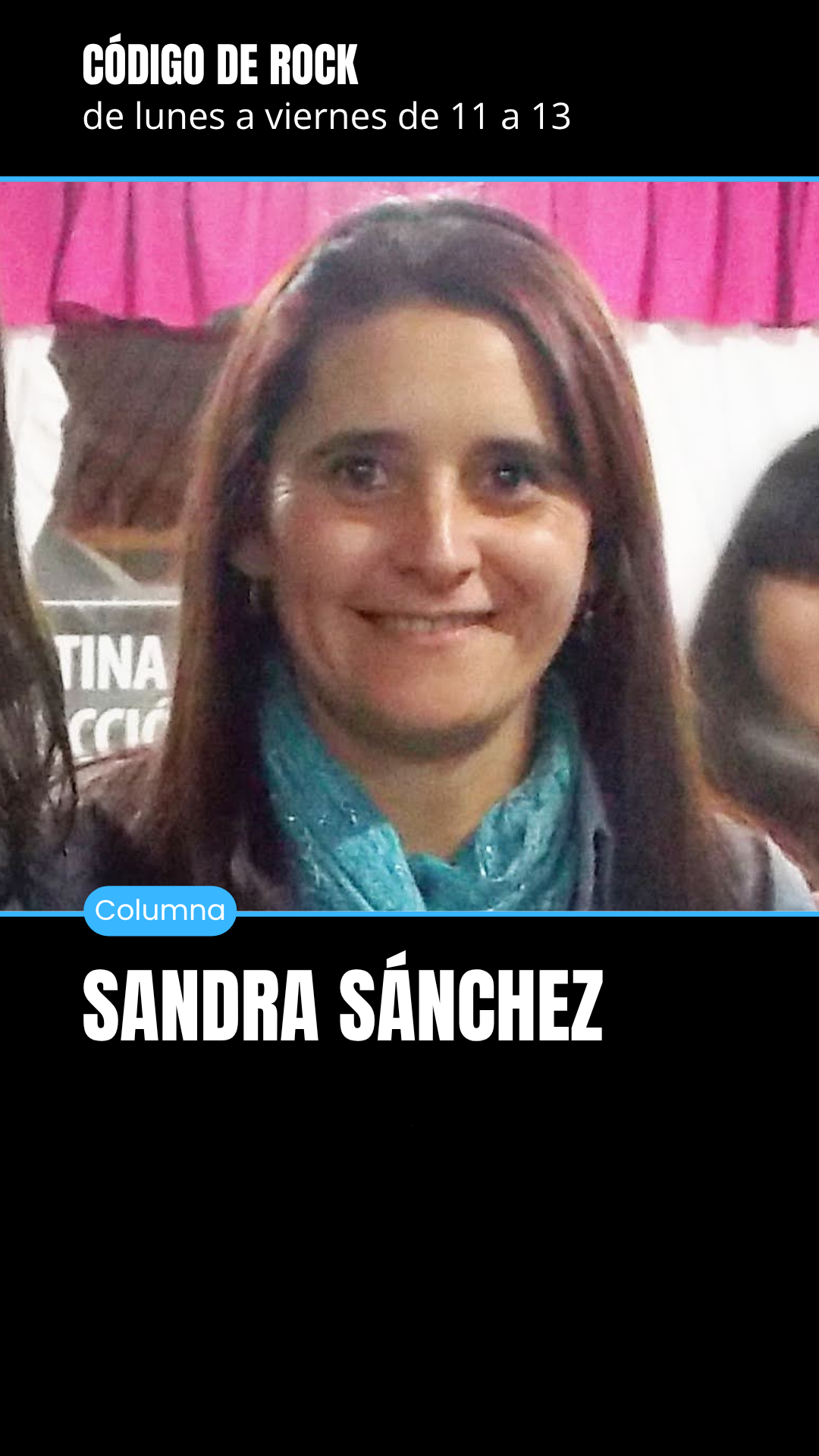 REFLEXIONES POLÍTICAS Y DEMOCRÁTICAS: SANDRA SÁNCHEZ ANALIZÓ EL PANORAMA REGIONAL E INTERNACIONAL EN CÓDIGO DE ROCK